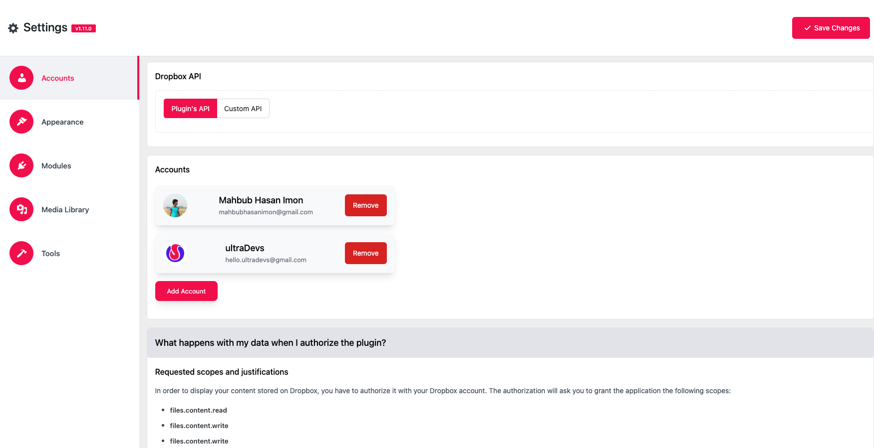 How to connect Dropbox account with Easy Dropbox Integration plugin ...