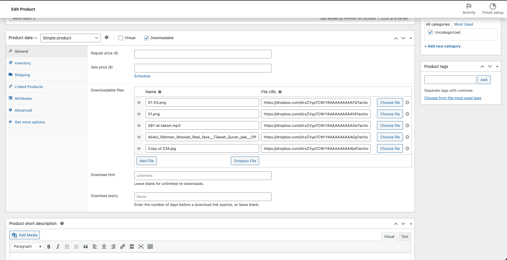 Easy Integration for Dropbox 9 woo support